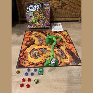 Dragon Strike Board Game Milton Bradley 2002 Not Working Retro Vintage Throwback